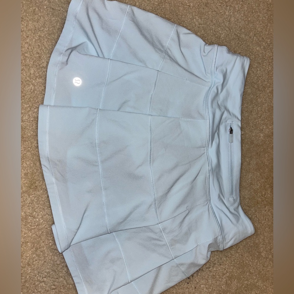 baby blue lululemon athletic skirt